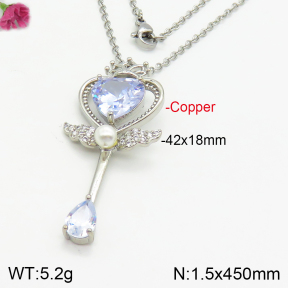 Fashion Copper Necklace  F2N400697vbll-J71