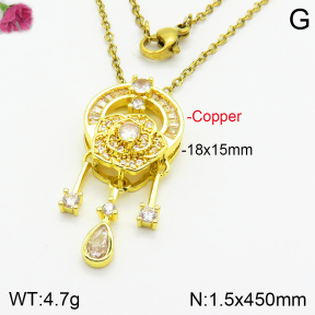 Fashion Copper Necklace  F2N400700vbll-J71