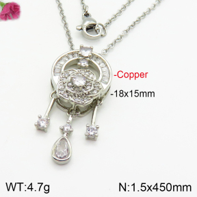 Fashion Copper Necklace  F2N400701vbll-J71