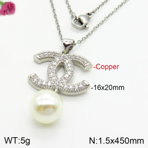 Chanel  Fashion Copper Necklaces  PN0173958vbll-J71