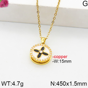 Fashion Copper Necklace  F5N300106bbov-J111