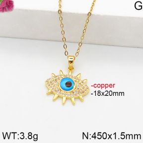 Fashion Copper Necklace  F5N300109bbov-J111