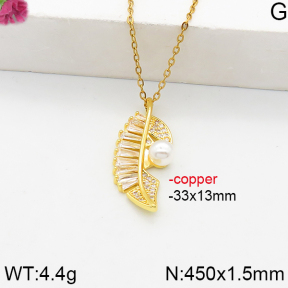 Fashion Copper Necklace  F5N300115bbov-J111