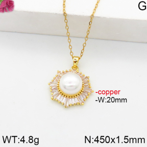 Fashion Copper Necklace  F5N300117bbov-J111