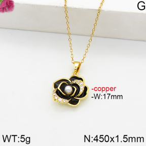 Fashion Copper Necklace  F5N300125bbov-J111