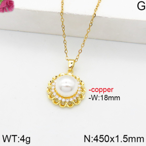 Fashion Copper Necklace  F5N300126bbov-J111