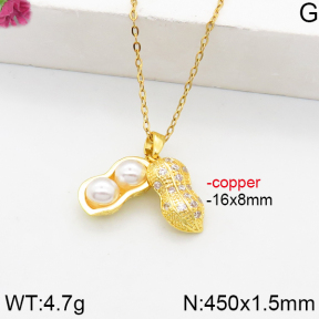 Fashion Copper Necklace  F5N300130bbov-J111