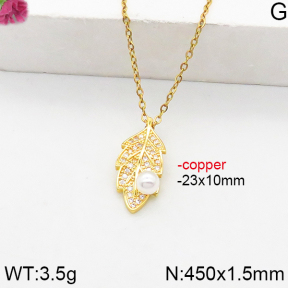 Fashion Copper Necklace  F5N300132bbov-J111