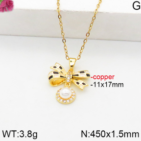 Fashion Copper Necklace  F5N300137bbov-J111