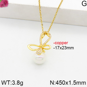 Fashion Copper Necklace  F5N300140bbov-J111