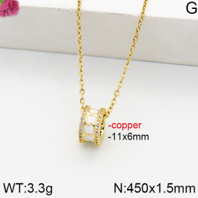 Fashion Copper Necklace  F5N300143bbov-J111