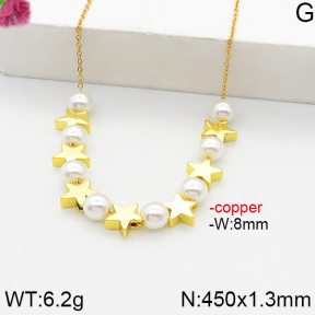 Fashion Copper Necklace  F5N300144bbov-J111