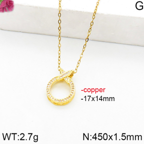 Fashion Copper Necklace  F5N400799bbov-J111