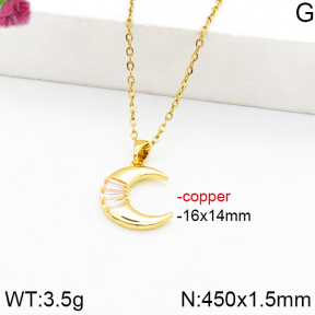 Fashion Copper Necklace  F5N400801bbov-J111