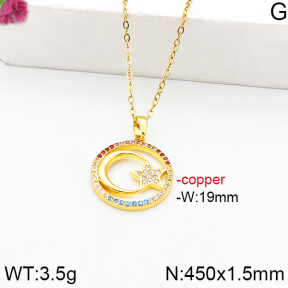 Fashion Copper Necklace  F5N400803bbov-J111