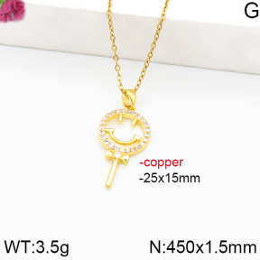 Fashion Copper Necklace  F5N400807bbov-J111