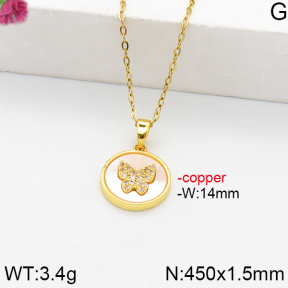 Fashion Copper Necklace  F5N400831bbov-J111