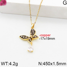Fashion Copper Necklace  F5N400838bbov-J111