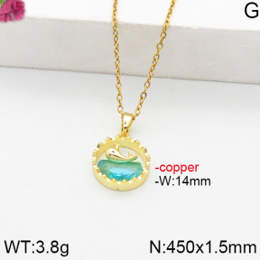 Fashion Copper Necklace  F5N400843bbov-J111