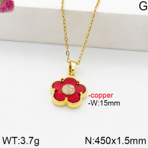 Fashion Copper Necklace  F5N400847bbov-J111