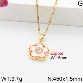 Fashion Copper Necklace  F5N400848bbov-J111