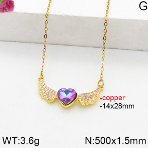 Fashion Copper Necklace  F5N400850bbov-J111