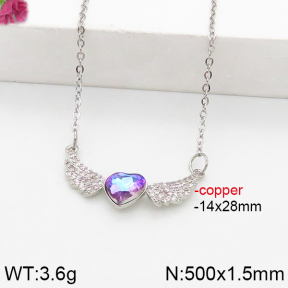 Fashion Copper Necklace  F5N400851vbnl-J111