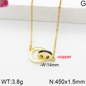 Fashion Copper Necklace  F5N400852bbov-J111