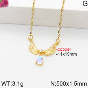 Fashion Copper Necklace  F5N400854bbov-J111