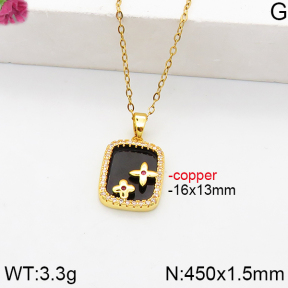 Fashion Copper Necklace  F5N400856bbov-J111
