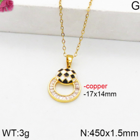 Fashion Copper Necklace  F5N400858bbov-J111