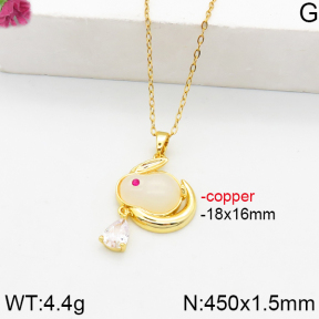 Fashion Copper Necklace  F5N400859bbov-J111