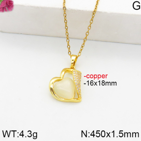 Fashion Copper Necklace  F5N400861bbov-J111