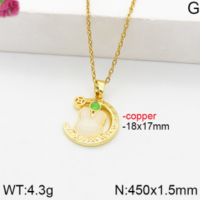 Fashion Copper Necklace  F5N400862bbov-J111