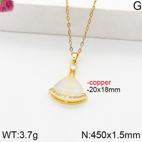 Fashion Copper Necklace  F5N400863bbov-J111