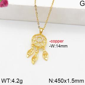 Fashion Copper Necklace  F5N400865bbov-J111