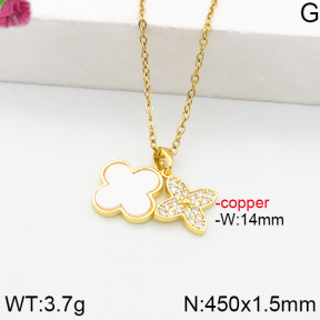 Fashion Copper Necklace  F5N400867bbov-J111