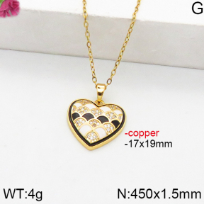 Fashion Copper Necklace  F5N400869bbov-J111
