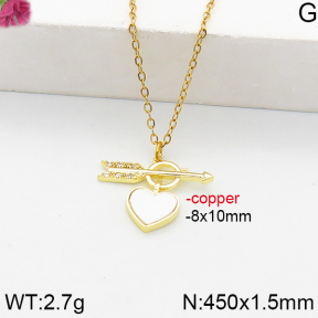 Fashion Copper Necklace  F5N400875bbov-J111