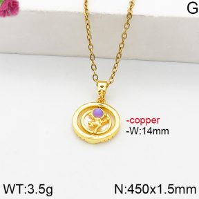 Fashion Copper Necklace  F5N400879bbov-J111