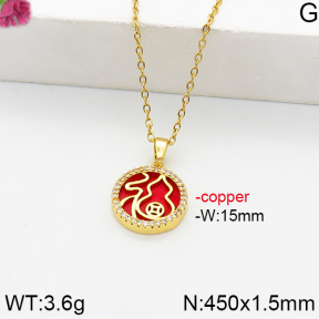 Fashion Copper Necklace  F5N400891bbov-J111