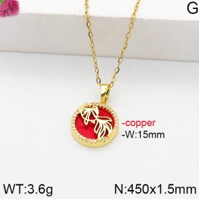 Fashion Copper Necklace  F5N400892bbov-J111