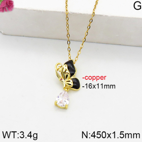 Fashion Copper Necklace  F5N400893bbov-J111