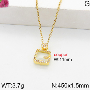Fashion Copper Necklace  F5N400894bbov-J111