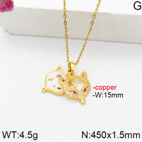 Fashion Copper Necklace  F5N400895bbov-J111