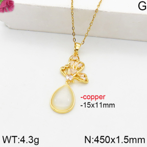 Fashion Copper Necklace  F5N400897bbov-J111