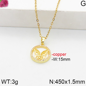 Fashion Copper Necklace  F5N400898bbov-J111