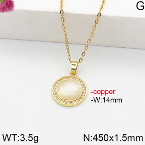 Fashion Copper Necklace  F5N400900bbov-J111
