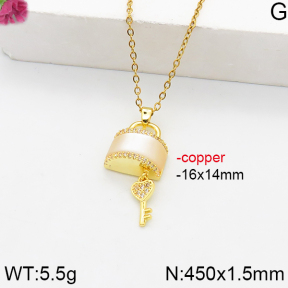 Fashion Copper Necklace  F5N400901bbov-J111