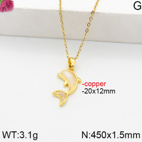 Fashion Copper Necklace  F5N400908bbov-J111